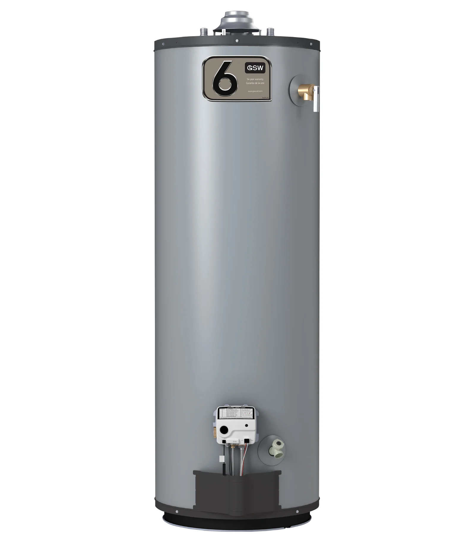 Natural gas water heaters